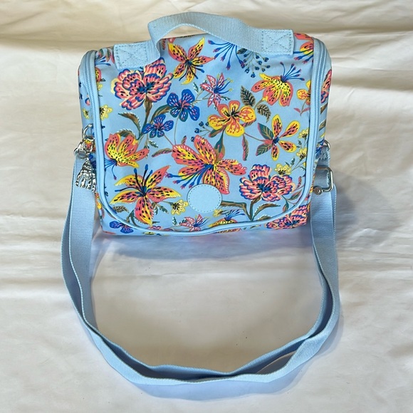 Kipling New Kichirou Lunch Bag Insulated Wild Flowers NWT - Picture 5 of 15